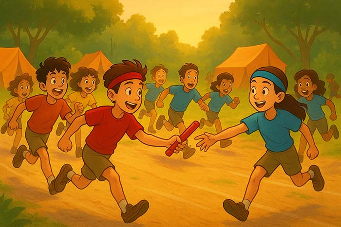 مسابقه در اردوگاه دایناسورها