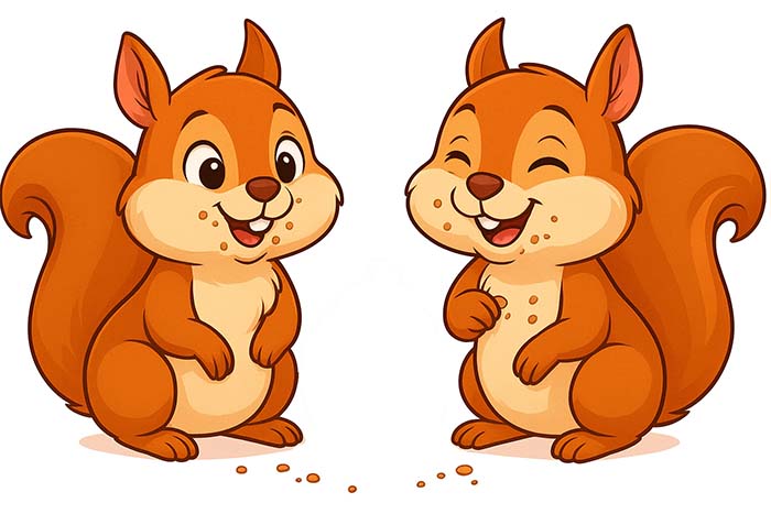 سنجاب ها کیک های لیلی رو خوردن