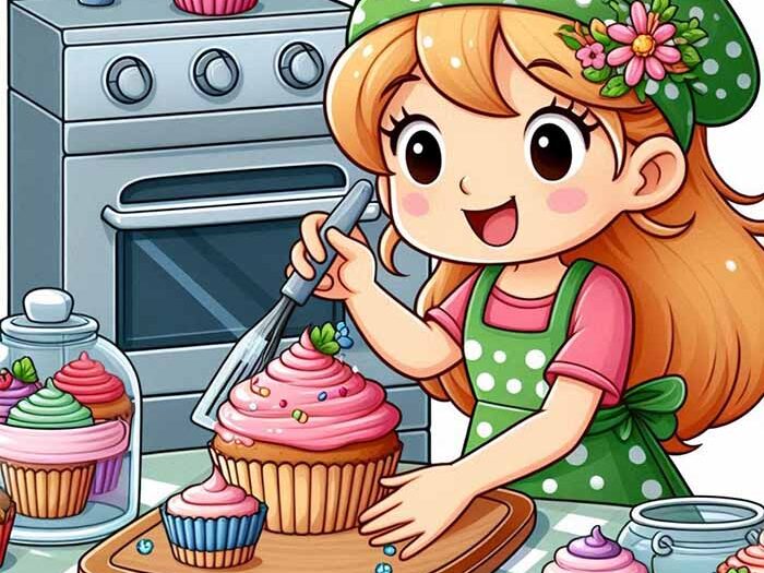 داستان کودکانه درباره کاپ کیک های لیلی 