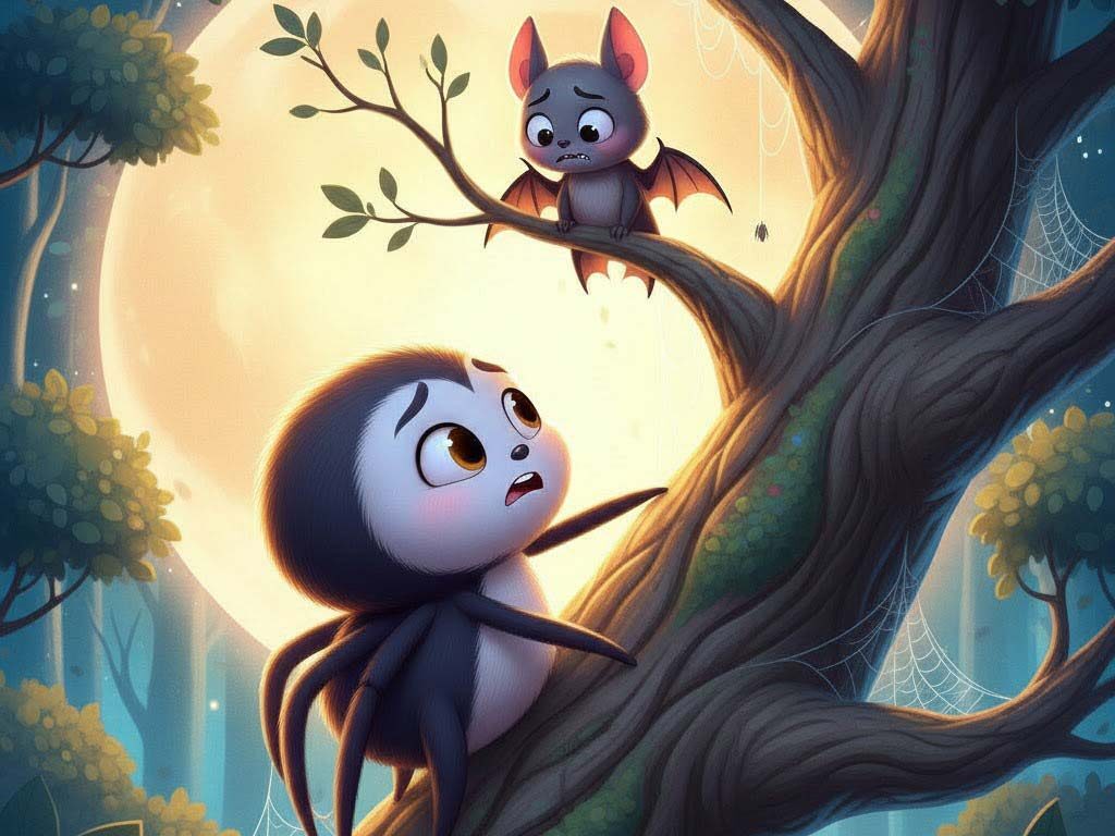 سامی عنکبوت و خفاش کوچولو