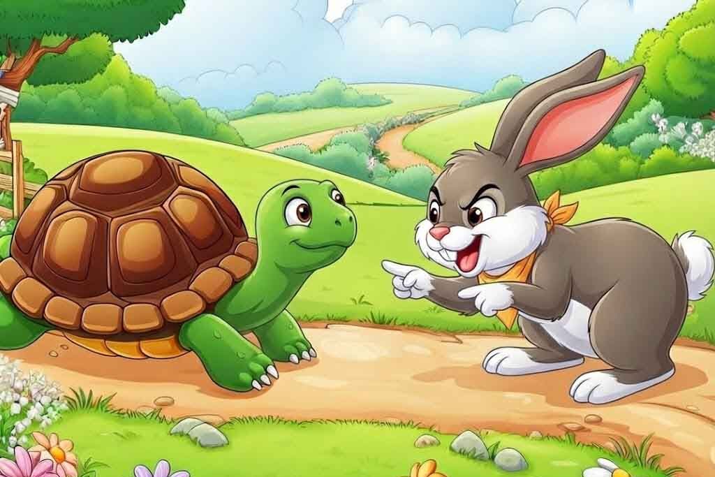 در جنگل فیکولند، مسابقه‌ای میان خرگوش و لاک‌پشت برگزار می‌شود و نتیجه‌ای رقم می‌خورد که هیچ‌کس انتظارش را ندارد.